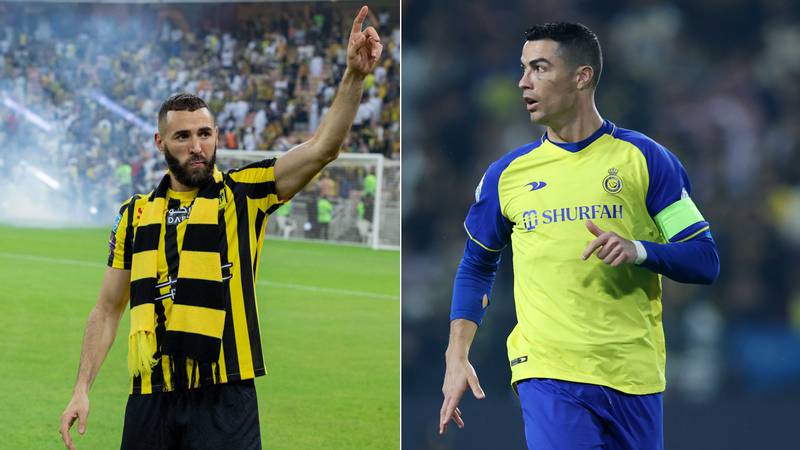 CRISTIANO RONALDO og Karim Benzema velger begge å spille for den saudiske alliansen